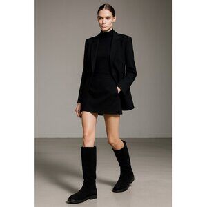 Gravati Black Suede Knee High Boots Vibram Gumlite Sole Classic Riding Style 9M